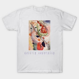 abstract watercolor painting kandinsky T-Shirt